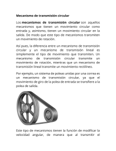 Tipos de mecanismos 