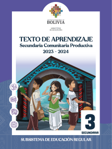 3ro. Año de Educación Secundaria Comunitaria Productiva