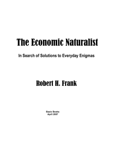 the economic naturalist 