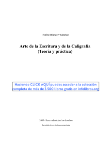 1. Arte de la Escritura y de la Caligrafia autor Rufino Blanco y Sanchez