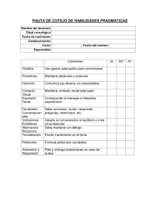11 Pauta de Cotejo habilidades pragmáticas