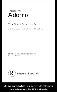 The Stars Down to Earth