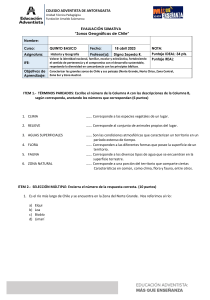 Evaluación Zonas Geográficas parte 1