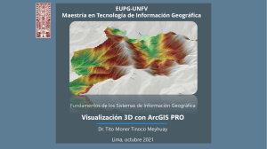 VISUALIZACION 3D EN ARCGIS PRO