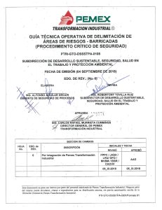Gu&iacute;a T&eacute;cnica Operativa: Delimitaci&oacute;n de &Aacute;reas de Riesgo