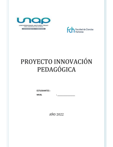 proyecto de innovacion