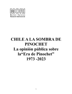 Chile a la sombra de Pinochet