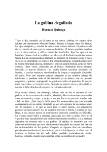 La Gallina Degollada - Quiroga
