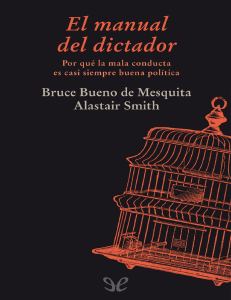 El manual del dictador Alastair Smith