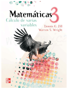 Matematicas 3 Calculo de varias variable
