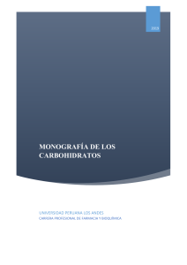 informe de carbohidratos - Bioquimica21