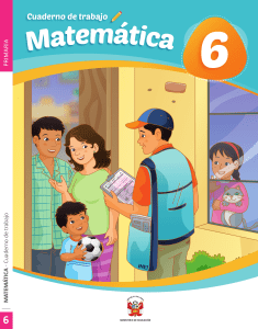 Matem&aacute;tica 6 - Cuaderno de Trabajo Primaria