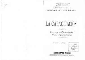 (L) Blake La Capacitación  Cap. 0, 1 y 2