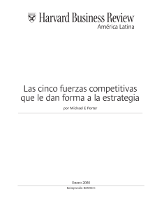 Las 5 Fuerzas que le dan Forma a la Estrategia