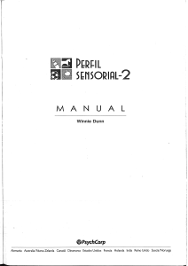 Manual Perfil Sensorial-2 - Winnie Dunn