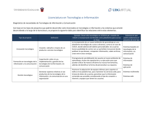 Tipos de proyecto