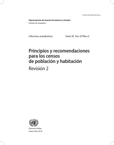 22 Principios y recomendaciones para los censos de población