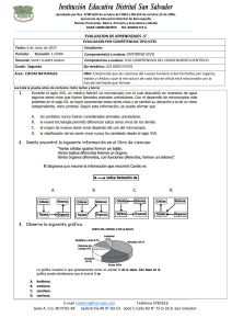 5° EVALUACION NATURALES