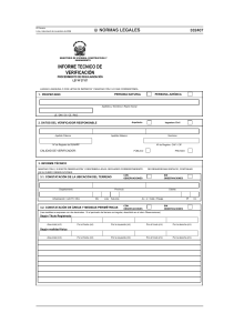 Informe T&eacute;cnico de Verificaci&oacute;n Ley 27157 Per&uacute;