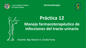Práctica 12 - Manejo farmacoterapéutico de infecciones del tracto urinario