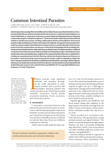 Common intestinal parasites (1)