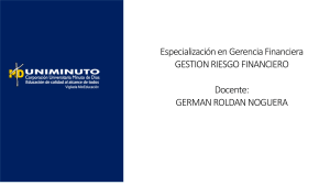 Presentación 2 - Riesgo de Credito