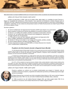 M&eacute;xico: Aparente Estabilidad y Crisis (1940-1970)