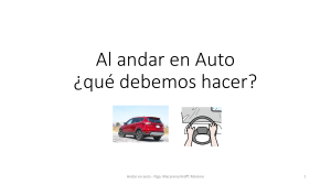 AL andar en Auto autismo