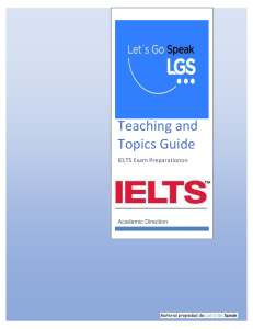 IELTS Teacher's guide