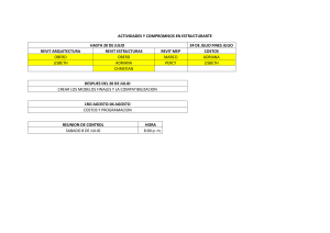 ACTIVIDADES Y COMPROMISOS