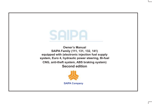SAIPA Family Owner's Manual (111, 131, 132, 141)
