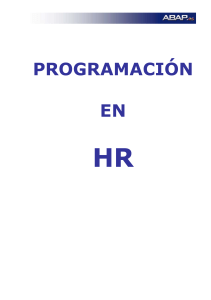 SAP HR Manual de programacion en HR