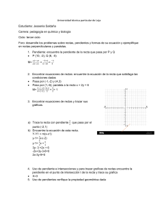 fundamentos matematicos foro de RECTAS