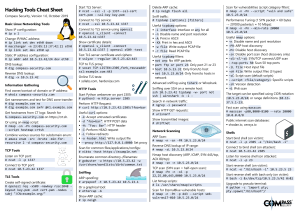 hacking tools cheat sheet v1.0