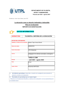 Salazar Jhosue Tarea52BIM Filosofía de la Educacion