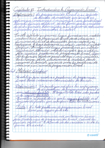 24. CAPÍTULO VI. INTRODUCCIÓN A LA PROGRAMACIÓN LINEAL. MÉTODO GRÁFICO