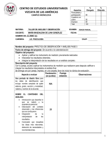 NO IMPRIMIR PSICO5A ESCOLARIZADO TALLER DE ANÁLISIS Y OBSERVACIÓN 3P