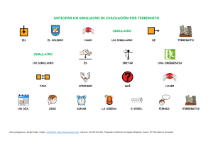 anticipar simulacro terremoto