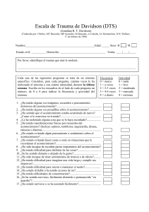 Escala de Trauma de Davidson DTS