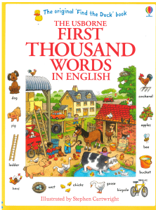 First Thousand Words In English (PRINT)