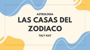 Astrología Casas del zodiaco TalyKat