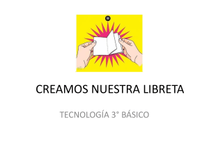 CREAMOS NUESTRA LIBRETA- tecn