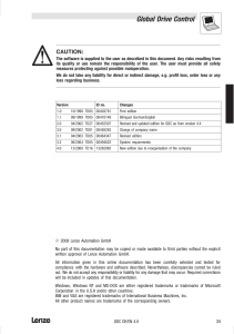 LENZE SW GDC Getting Started v4-0 EN