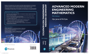 ADVANCED MODERN ENGINEERING MATHEMATICS