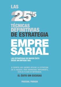 7 Las 25 Técnicas Definitivas de Estrategia Empresarial - PASCUAL PARADA