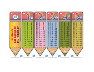 tablas de multiplicar para imprimir