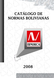 catalogo normas bolivianas