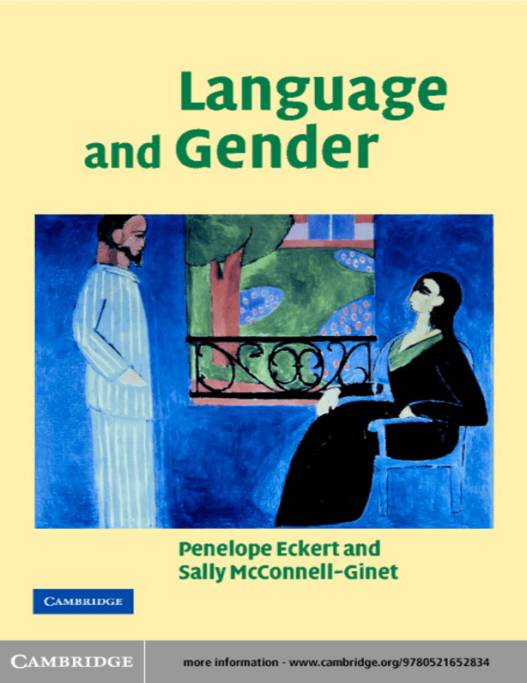 Language And Gender 1