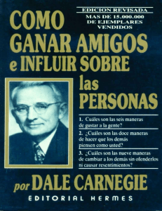 Como Ganar Amigos e Influir en las personas - Dale Carnegie