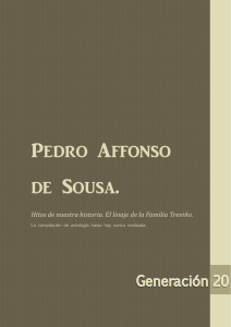 Pedro Affonso de Sousa: Linaje de la Familia Trevi&ntilde;o